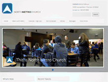 Tablet Screenshot of northmetrochurch.org